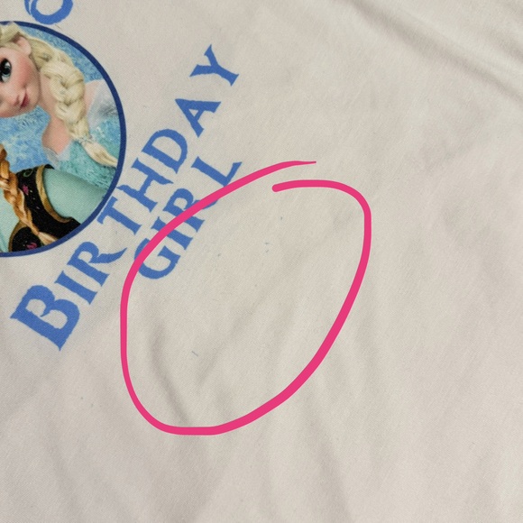 Frozen tee birthday girl mommy tee Mommy of the birthday girl large shirt in - Picture 4 of 6
